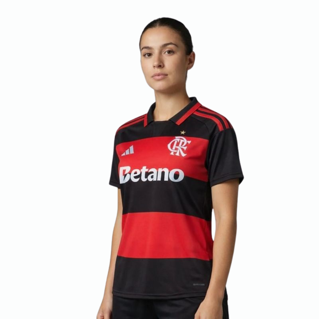 Camisa Flamengo Feminina 2026/27 Home - Fan Version Women Betano
