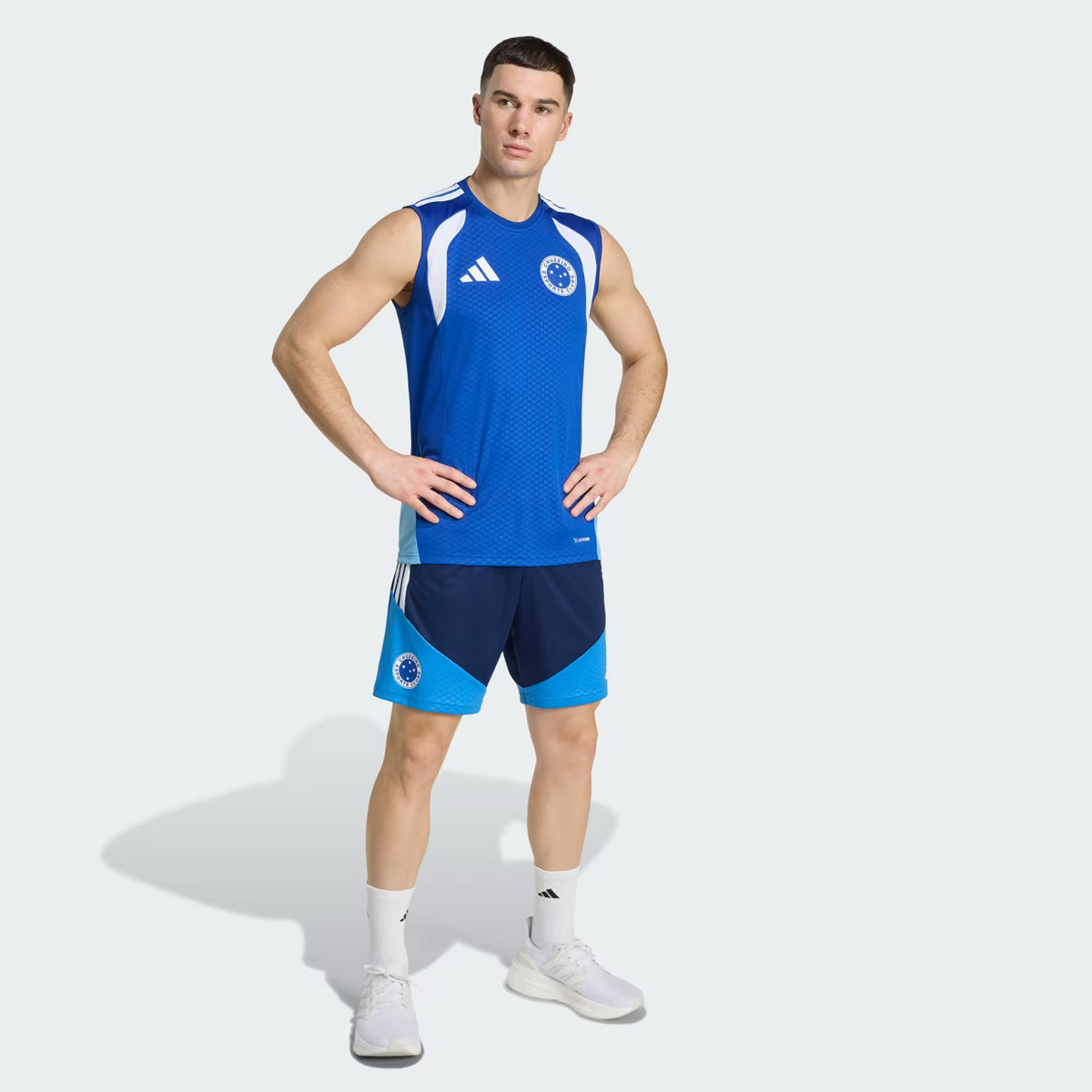 Regata Adidas Cruzeiro Treino 2026 - com Patrocínios