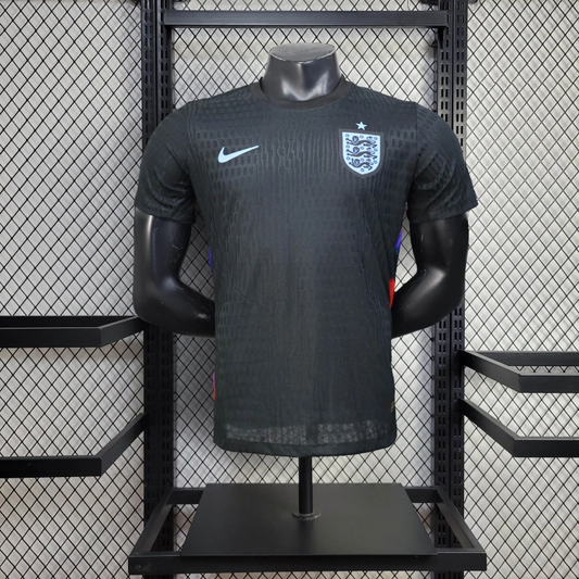 England 25/26 Training Jersey - Black - Player Version - Slim Fit