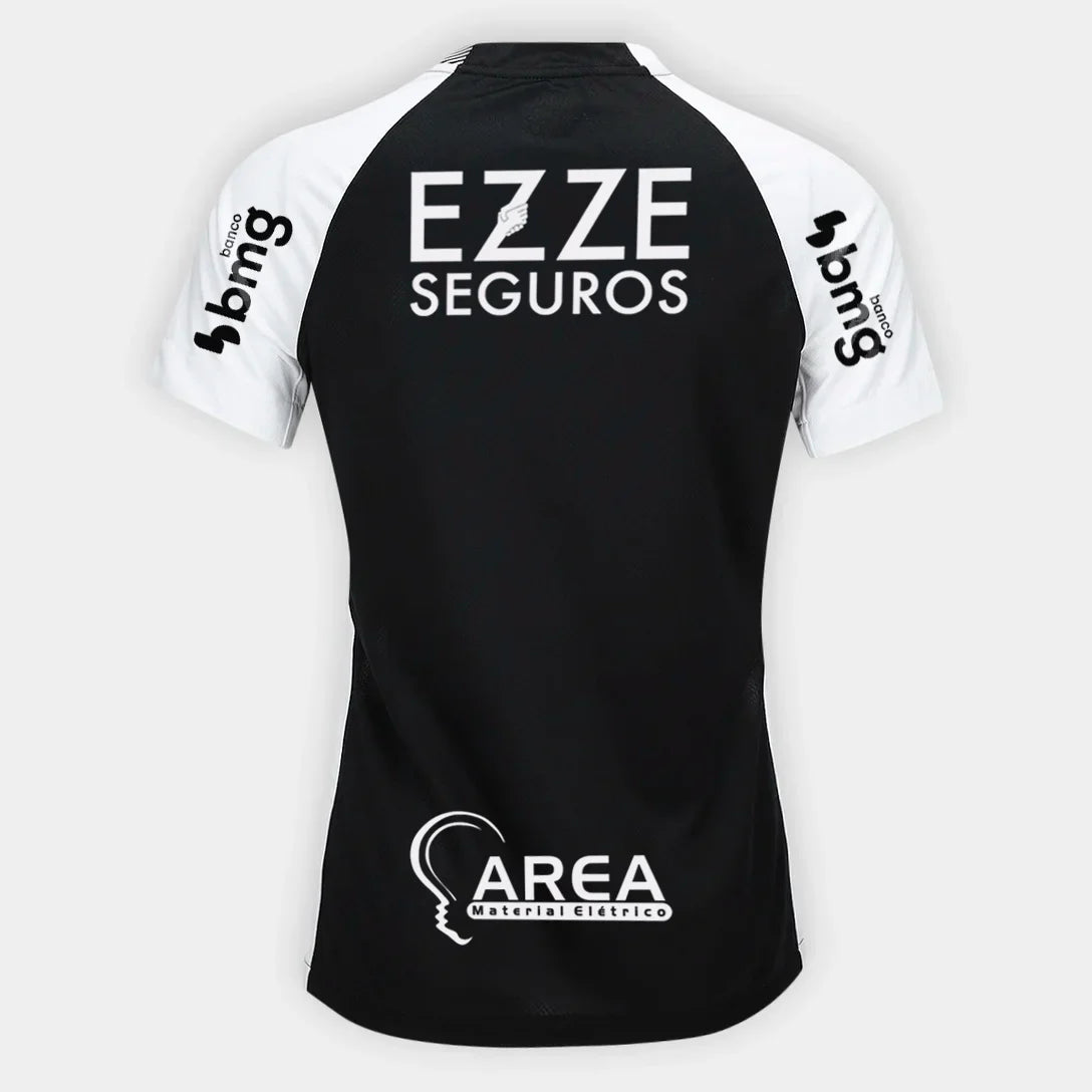 Camisa Feminina  Corinthians 2025/26 II Torcedor Com Patrocínios