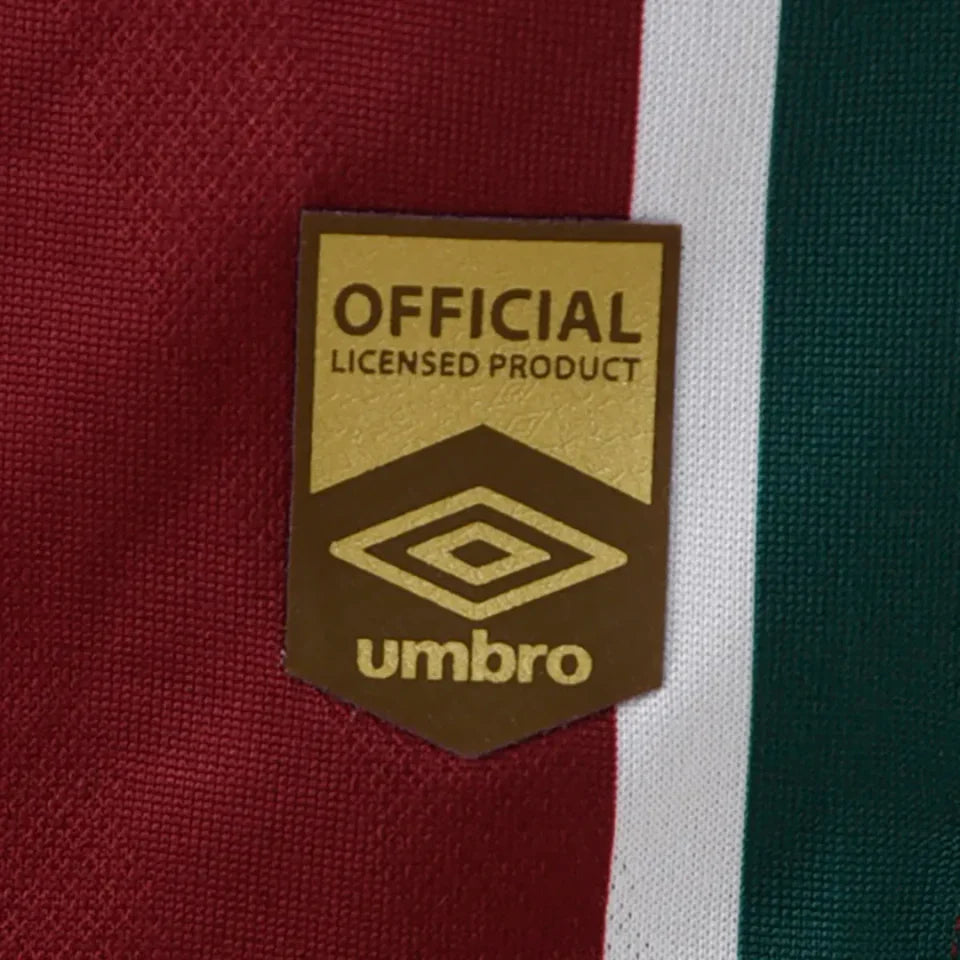 Camisa Umbro Fluminense 2025/26 I Jogador Authentic Player [Slim Fit] Player [Slim Fit] Player [Slim Fit] - Patch Mundial [Slim Fit]