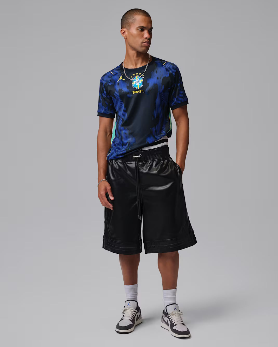 Brazil Away Blue 2026 - Brasil Jordan Fan Version World Cup 2026