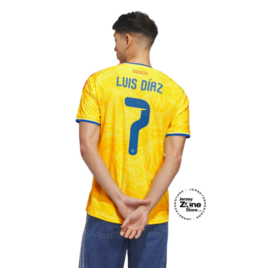 Colombia 2025/26 Home #7 Luis Diaz - Fan Version