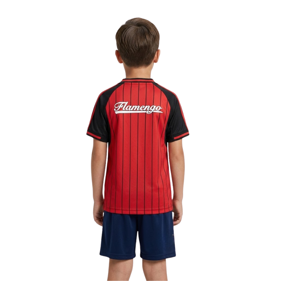 Camisa Infantil Flamengo Home US PACK 2025/26
