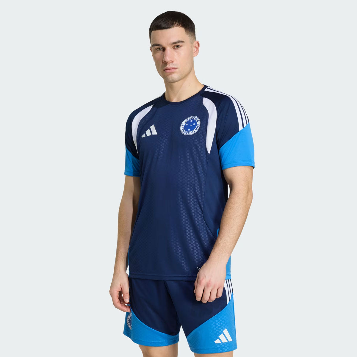 Camisa Adidas Cruzeiro Treino Comissão 2026 - Patrocínios