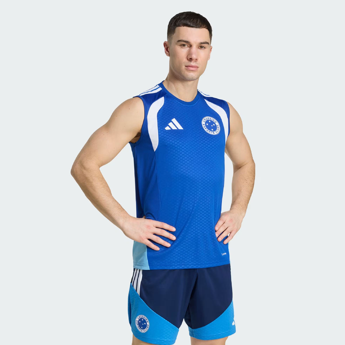 Regata Adidas Cruzeiro Treino 2026 - com Patrocínios