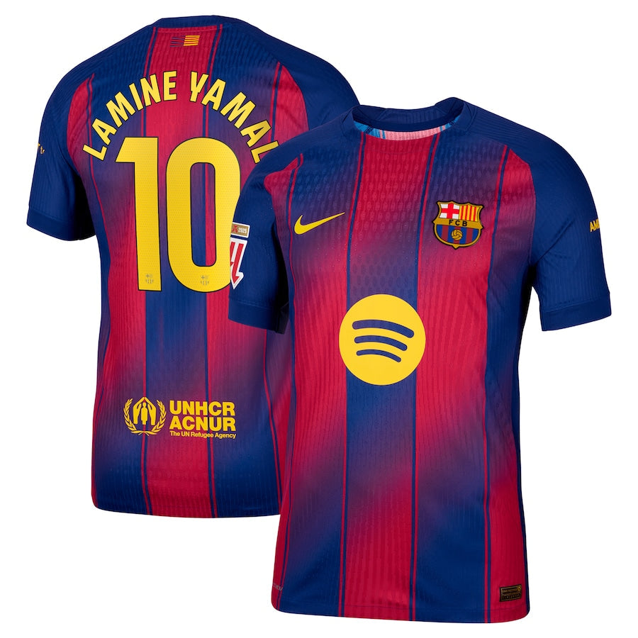 Lamine Yamal Barcelona  2025/26 Home Authentic Player [Slim Fit] Player [Slim Fit] Player [Slim Fit] Player Jersey - Slim Fit