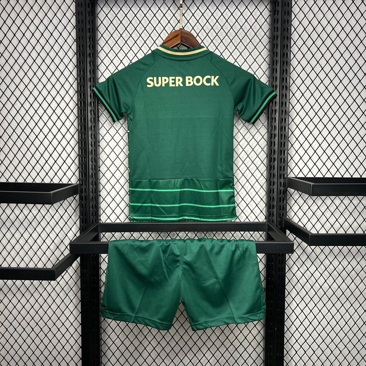Conjunto Infantil Sporting Away 2024/25 - ÚLTIMAS UNIDADES! 🔥💚