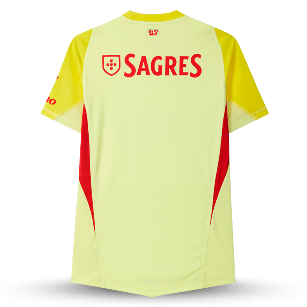 Camisola Benfica Guarda-Redes Amarela 2025/26 - ÚLTIMAS UNIDADES! 🔥🦅
