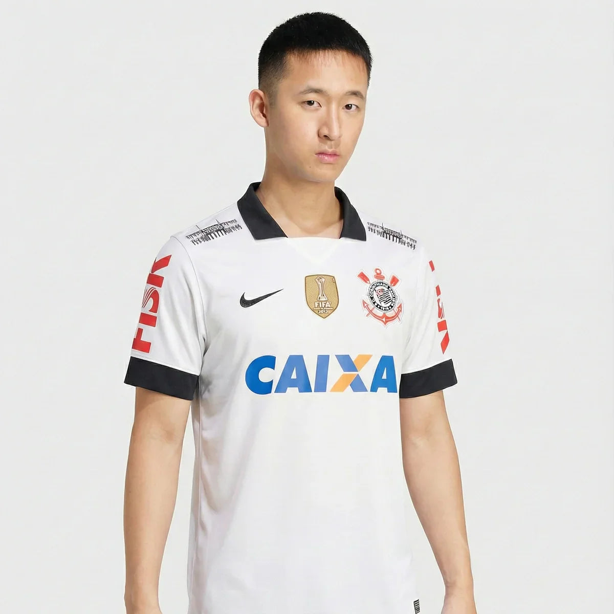 Retrô Corinthians Titular 2013 Branca Masculina