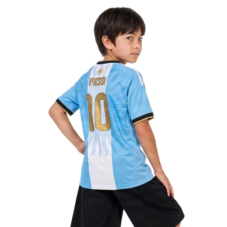 Kids Kit Argentina Messi 10 Fan Jersey Shirt 2026