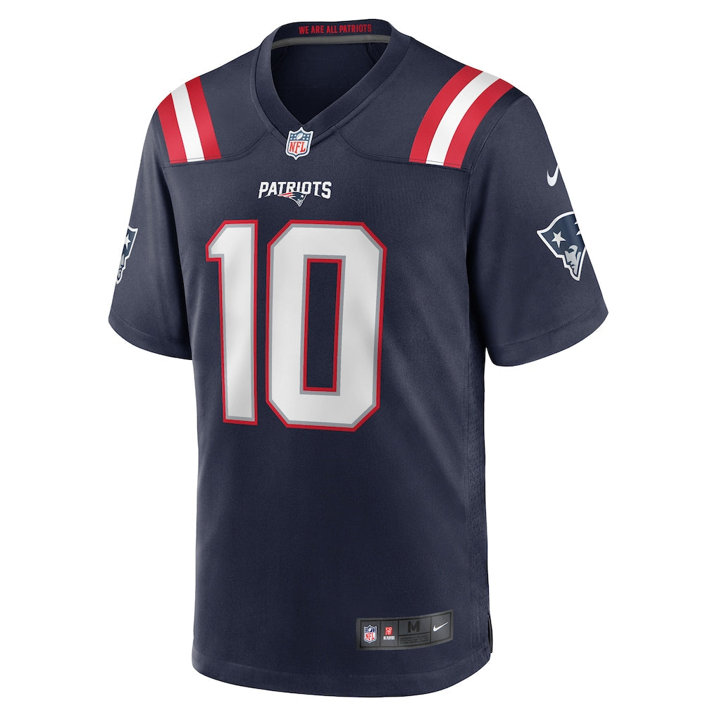 New England Patriots Drake Maye  Navy Player Game Jersey - NFL